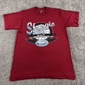 Vintage Sturgis T shirt Mens M Maroon 1995 Motorcycle 55th Annual Rally NOS USA
